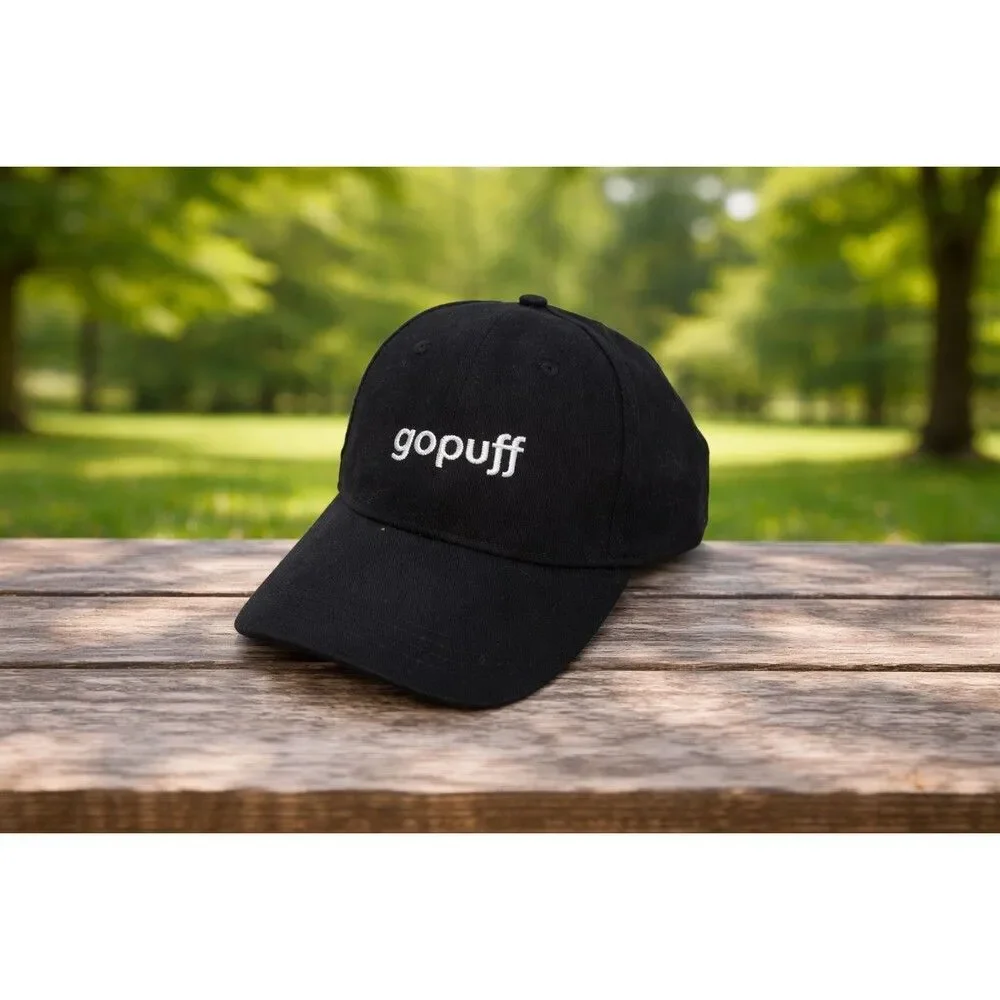 Gopuff Employee Uniform Black Baseball Cap Hat Delivery Driver One Size